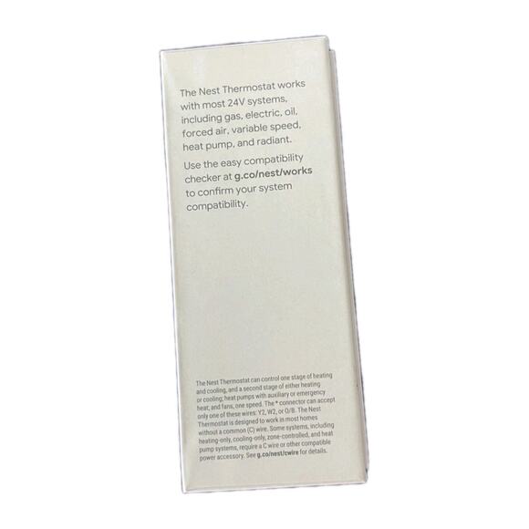 Google Nest Smart Thermostat, Sand - GA02082-US, New , Open Box - Picture 6 of 7